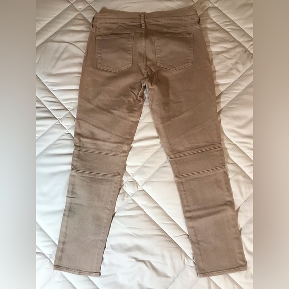 J. Crew stretch tan skinny jeans. Size 28. - Picture 3 of 11